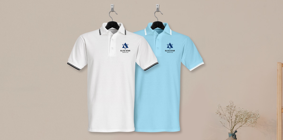 Pikmee Tipline Double tipped Polo T shirts Men Vistaprint